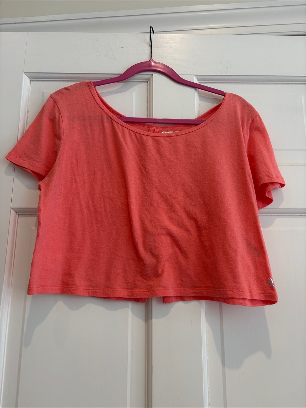 Forever 21 Coral Crop Tee